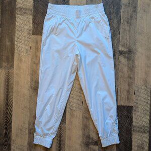 Puma Track Pants High-Rise White Medium